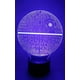 thumbnail image 5 of Death Star 3d Night Light Led Illusion Lamp Lámpara de mesita de noche para fanáticos de Star Wars, 7 luces que cambian de color con acrílico plano Feliz Sencillez, 5 of 5