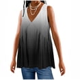 thumbnail image 7 of fatyb Summer Women's 2025 Tank Tops V Neck Eyelet Embroidery Shirts Casual Sleeveless Loose Blouses, 7 of 7