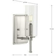 thumbnail image 7 of Progress Lighting - Elara - 1 Light Bath Vanity In New Traditional Style-11.5, 7 of 7