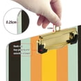 thumbnail image 6 of FORMRS Acrylic Clipboard with Low Profile Clip Standard A4 Letter Size, 12.5" x 9", Stripes and Circle, 6 of 8