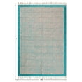 thumbnail image 3 of Casavani Handwoven Blue Cotton Dhurrie Hallway Stair Runner Area Rug Home Decor Kilim 4x12 feet, 3 of 6