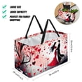 thumbnail image 2 of LOVE Large Capacity Reusable Foldable Oxford Cloth Laundry Bag | Multipurpose Shopping Basket, Shopping Bag, and Toy Basket, 2 of 7