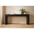 thumbnail image 2 of Goliath Console Table in Modern Charcoal Gray Finish on Mango Solid Wood, 2 of 4