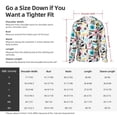 thumbnail image 5 of Lsque Dinosaur UPF 50+ Lightweight Sun Protection Men's Women's Long Sleeve Shirt, Hoodie Performance -3X-Large, 5 of 9