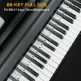 thumbnail image 3 of Piano Notes Guide for Beginner, Removable Piano Keyboard Note Labels for Learning, 88-Key Full Size, Made of Silicone, No Need Stickers, Reusable and Comes with Box (Classic Black）, 3 of 5