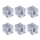 thumbnail image 2 of Cubitos de hielo de plástico para bebidas - Pack de 6 hielos falsos realistas para enfriar y exhibir vino - Cubos de acrílico de 1x1x0,8 pulgadas, 2 of 5