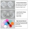 thumbnail image 3 of 50pcs Pieces 3g Empty Clear Plastic Sample Containers with Lids Cosmetic Jars (Mix 3g), 3 of 5
