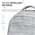 thumbnail image 6 of Simple Backpack for School Teenagers Aesthetic Backpack, School Backpack for College Women Men Bookbags for Teens, Lightweight Book Bags Waterproof Casual Daypack School Bag Gray, 6 of 9