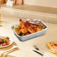 thumbnail image 3 of 2PCS Stainless Steel Baking Pans - 9x13 Inch Rectangle Lasagna Pan Set - Deep Dish, Stackable - For Lasagna, Casserole, Brownies, Cookies - Oven Safe, 3 of 4