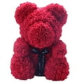 thumbnail image 3 of Oso de rosas con flor eterna, regalo de San Valentín, Tanabata, floristería, supermercado, oso de espuma de PE para abrazar flores, oso de rosas, 3 of 6
