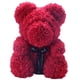 thumbnail image 5 of Oso de rosas con flor eterna, regalo de San Valentín, Tanabata, floristería, supermercado, oso de espuma de PE para abrazar flores, oso de rosas, 5 of 6