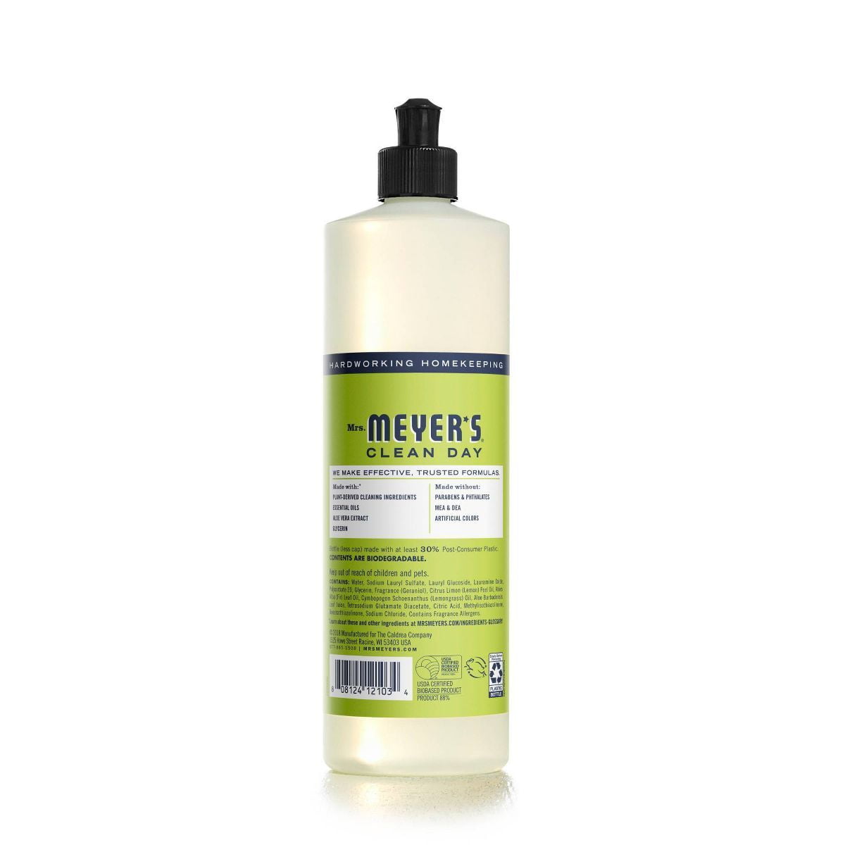 Mrs. Meyer's Clean Day Lemon Verbena Scent Dish Soap - 16 oz- Pack of 2