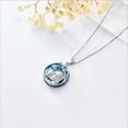 thumbnail image 4 of Hermanas Hermanas Regalos de cumpleaños Árbol de la vida Collar 2/3 Hermanas Plata de ley 925 con joyas de cristal para mujeres Niñas Hija Amigos Graduación TUNC Sencillez, 4 of 5