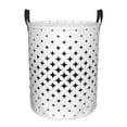 thumbnail image 1 of DouZhe Grands Paniers à Linge Pliables Étanches, Impressions Modern Star Grid Circular Hamper avec Poignées, 1 of 6
