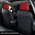 thumbnail image 3 of Kdxio Red Glitter Pattern Print 2 Piece Car Head Rest Covers Set Auto Front/Rear Seats Headrest Cover Universal Fit Most Cars,Sedan, SUV, 3 of 9