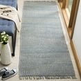 thumbnail image 2 of SAFAVIEH Natural Fiber Clara Solid Runner Rug, Blue, 2'3" x 10', 2 of 8