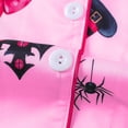 thumbnail image 6 of DHFJKG Halloween Pajamas For Women Set Short Sleeve Sleepwear Pumpkin Ghost Button Down 2 Piece Pjs, 6 of 8