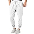 thumbnail image 2 of Joggers for Men Elastic Waist Drawstring Casual Lightweight Sweatpants with Pockets Jogging Pants Trousers, 2 of 7