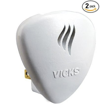 Soothing Vapors Plug-In Waterless Vaporizer (Pack of 2),Walmartes with five scent pads By Vicks