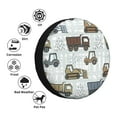 thumbnail image 4 of Naloa Tractor and Dumper PVC Leather Spare Tire Wheel Cover for Car Truck SUV Camper Trailer Universal Fit many size15 inch, 4 of 6