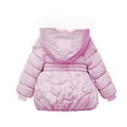 thumbnail image 2 of ATOGUTA Girls Winter Coats Windproof Coat Hooded Jacket Thick Warm Snow Hooded Jacket Outwear Pink, Size 1T-3T, 2 of 5