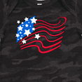 thumbnail image 4 of Inktastic Stylized American Flag Fourth of July Boys or Girls Baby Bodysuit, 4 of 5