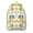 Citrus Lemon Pat, variant on Artistic Sacred Symbolic Mandala Backpack for Women, Vintage Boho Canvas Daypack with Geometric Ethnic Tribal Print for School