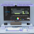 thumbnail image 6 of Restored AULA F99 Pro Wireless Mechanical Keyboard with Knob,Creamy Sound,Tri-Mode BT5.0/USB-C/2.4GHz Hot Swappable Keyboard,Gasket Structure,RGB Backlit Computer Gaming Keyboards, 6 of 9