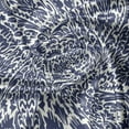 thumbnail image 5 of Ambesonne Victorian Valance Pack of 2, Baroque Damask Motif Art, 54"X18", Indigo and White, 5 of 5