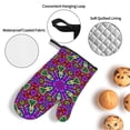 thumbnail image 5 of YFYANG Oven Mitts and Pot Holders Sets 4 Pieces, Non-Slip Heat Resistant Purple Abstract Cartoon Graffiti Kitchen Glove Pot Mat for Cooking and Baking, 5 of 8