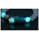 thumbnail image 5 of Pulsera de cuentas luminoso esmerilado transparente de cristal blanco de color natural de piedra colgante de joyería mamá pulsera mamá regalo, 5 of 8