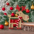 thumbnail image 3 of Adorno Navideño XWSHYW de Madera con Fecha Tridimensional para Escritorio, 3 of 6