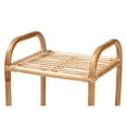 thumbnail image 5 of Baxton Studio Barras Modern Bohemian Natural Brown Finished Rattan 3-Tier Display Shelf, 5 of 6