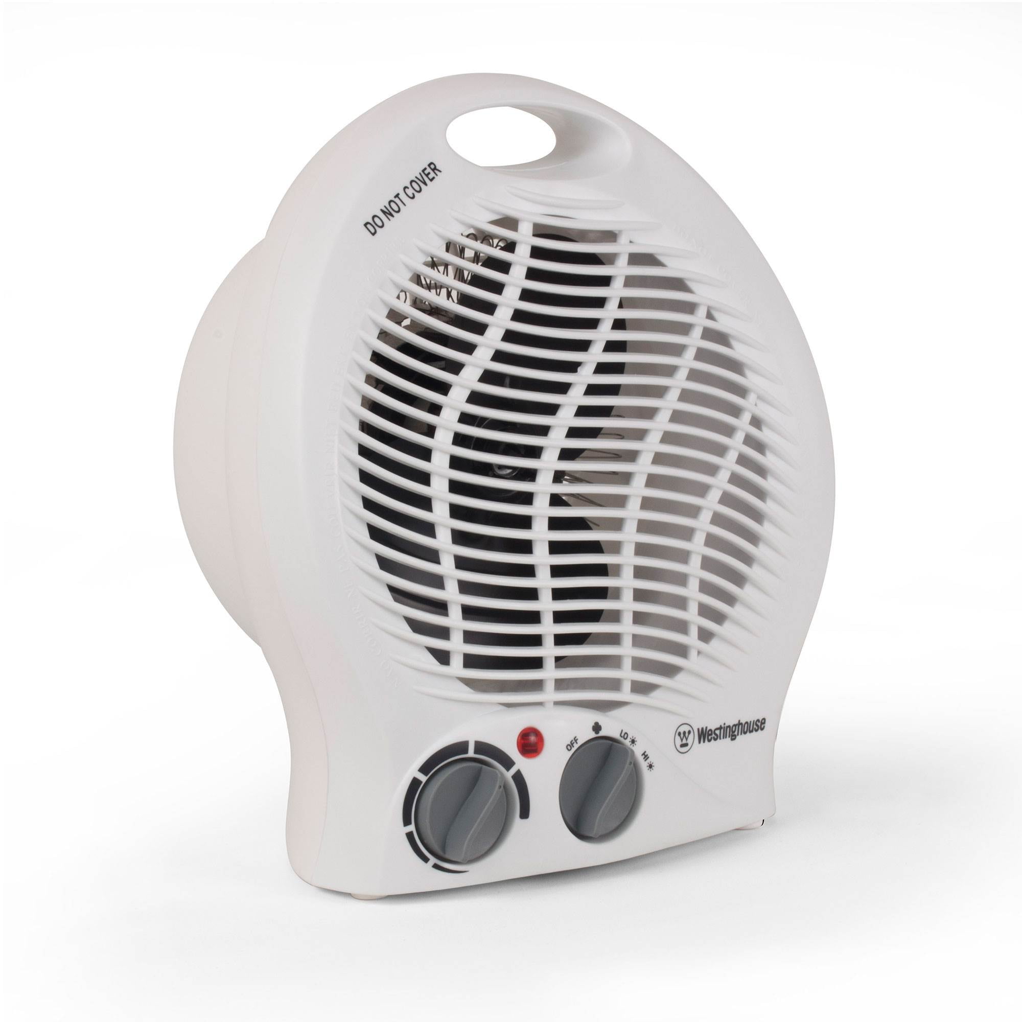 Westinghouse 1500 Watt 120V Portable Desktop Fan Space Heater, White |  WHD101W - Walmart.com