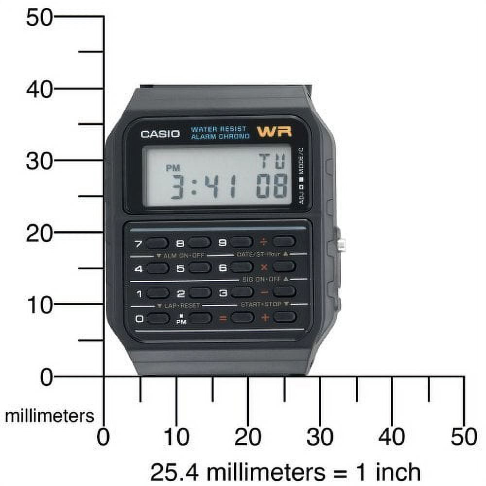 Casio Men's Classic Sport Dual Time 8-Digit Calculator Watch