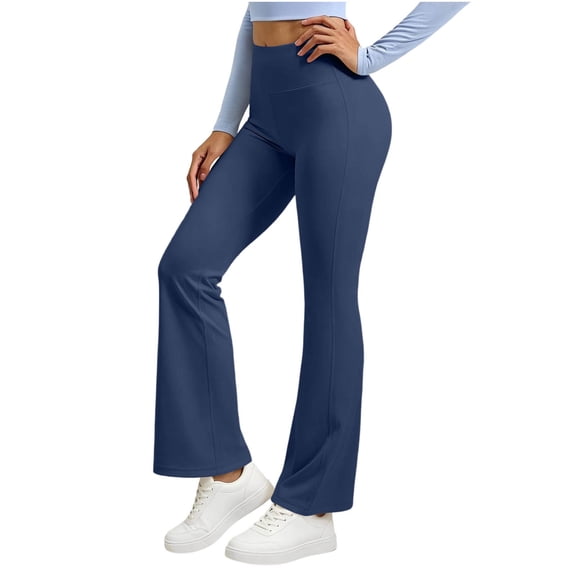 PBFRDSJ Women's High Waisted Flare Yoga Pants Soft Comfortable Stretchy Casual Workout Pants for Gym Outdoor