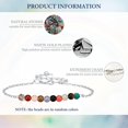 thumbnail image 2 of Birthday Gift for 9-16 Year Old, Small Natural Stone Beaded Bracelet Adjustable Heart Charm Bracelet for Daughter Granddaughter Sister Niece Friend on Birthday Graduation with Message Card Gift Box, 2 of 6