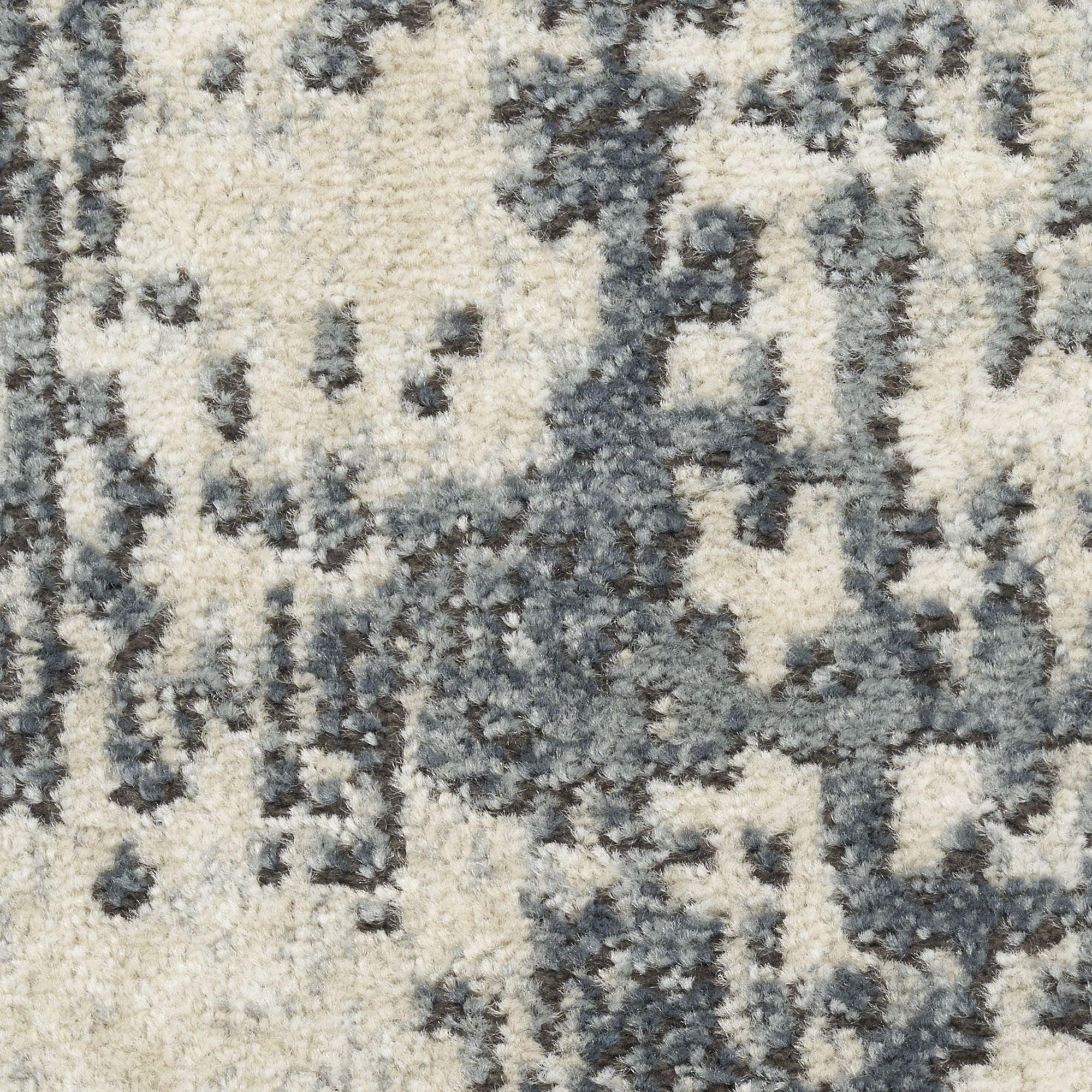 Nourison Concerto 7'10" x 9'10" Ivory Grey Modern Indoor Rug