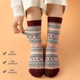 thumbnail image 5 of Calcetines de lana: calcetines gruesos de lana suave para mujer, calcetines de lana cálidos vintage para mujer, calcetines cálidos de invierno para mujeres y hombres, 5 of 5