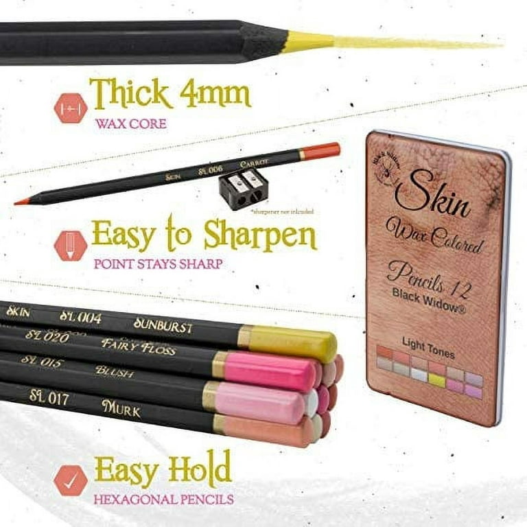 Black Widow Colored Pencil Review - Best Colored Pencils - Reviews