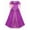 Pink, variant on Rapunzel Girl's Fancy Dress-Up Costume Satinet and Tulle Nightgown, Gown (Size 7/8)