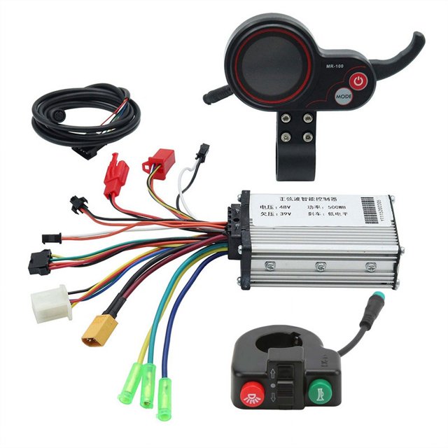 Medidor de pantalla LCD 48V 500W Controller MR-100 para KUGOO M4 Sc