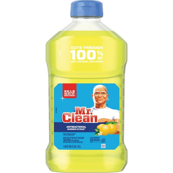 Mr. Clean Antibacterial Cleaner Liquid 45 fl oz (1.4 quart) Summer Citrus, Lemon Scent 6