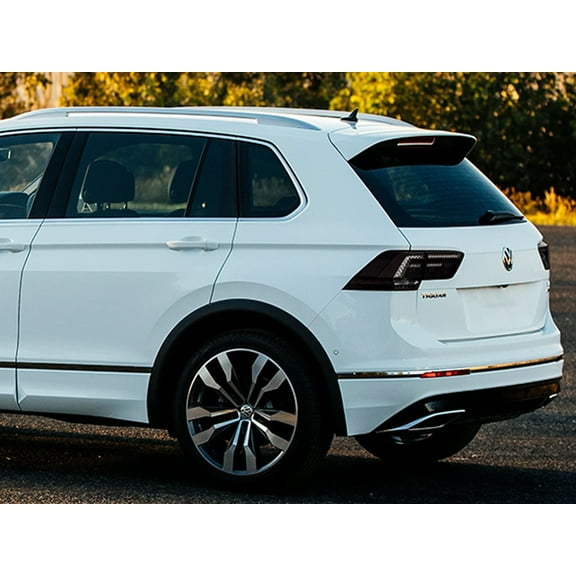 Rvinyl Tail Light Tint Covers Compatible with Volkswagen Tiguan 2012-2017 - Blackout Smoke
