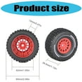 thumbnail image 5 of lanema Set of 4 Remote Control Wheel Tires for Crawlers Car Model Rubber Wheel Tires for Remote Control Accessories, 5 of 8