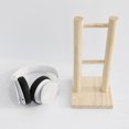 thumbnail image 3 of Soporte de madera para auriculares, soporte para auriculares, soporte de escritorio para auriculares, estante de almacenamiento, 3 of 7