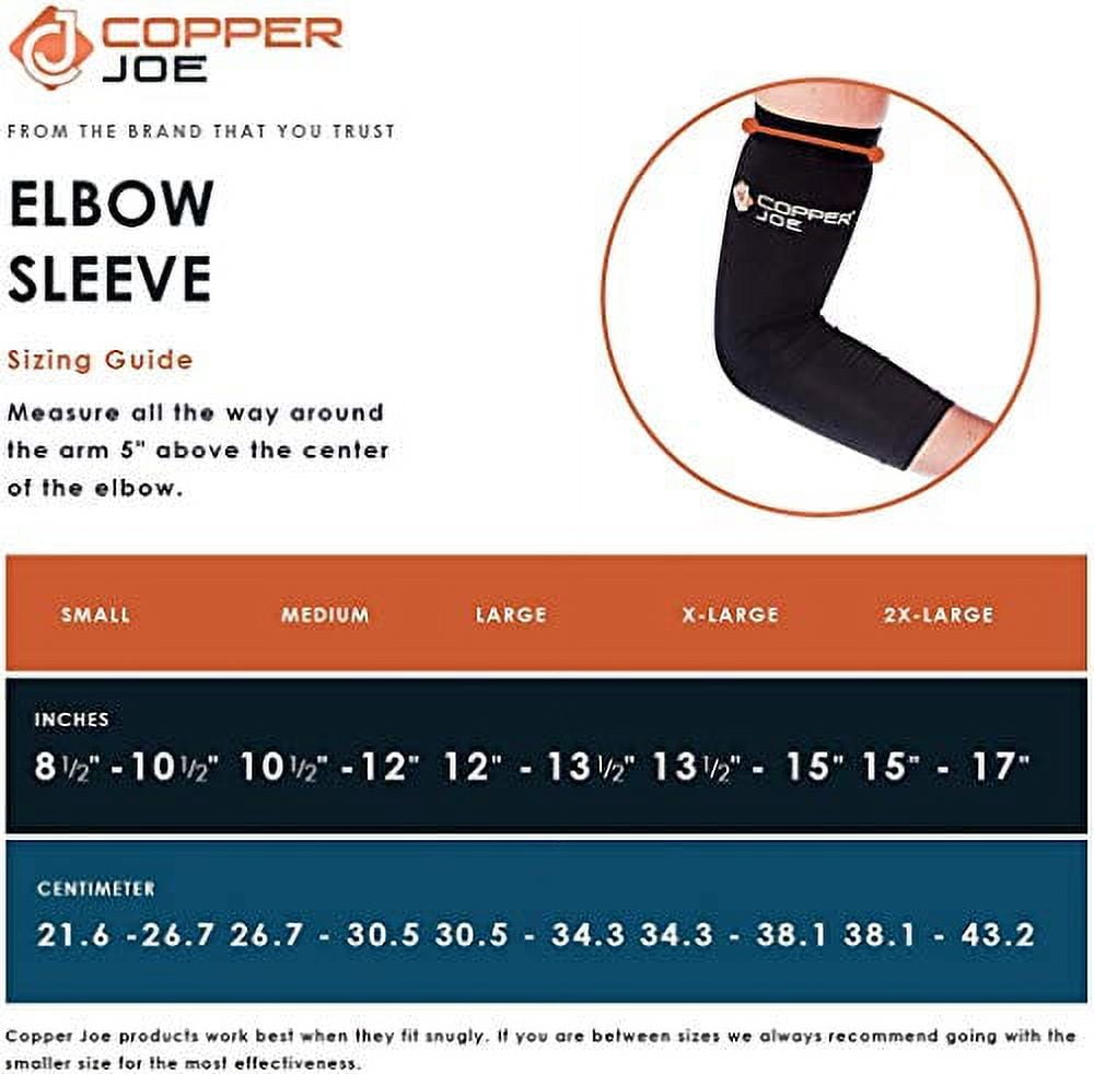 Copper Joe 2 Pack Recovery Elbow Compression Sleeve - Ultimate