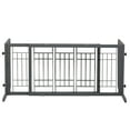 thumbnail image 4 of Pefilos Freestanding Dog Gate 38"-71" Adjustable, Wood Pet Gate for Indoor Dogs Fence for Doorways, Stairs, Gray, 4 of 9