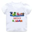 thumbnail image 5 of Camiseta de algodón con estampado de dibujos animados para niños, juego popular, Garten of Banban, ropa divertida y bonita para niñas, camiseta informal de verano para bebés y niños, mangas cortas, 5 of 5