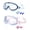 E2, variant on 2 Pack Swim goggles, Anti-Fog Anti-UV Wide Vision Waterproof, No leak Swimming goggles